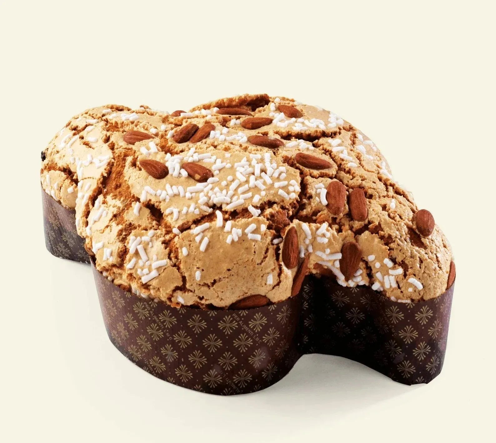 Colomba Pesca, Cioccolato e Amaretto |  Incartata 750g